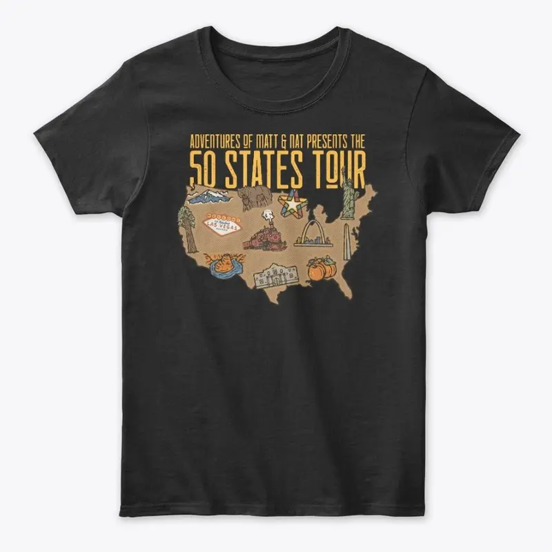 Women's "50 States Tour" Classic Tee