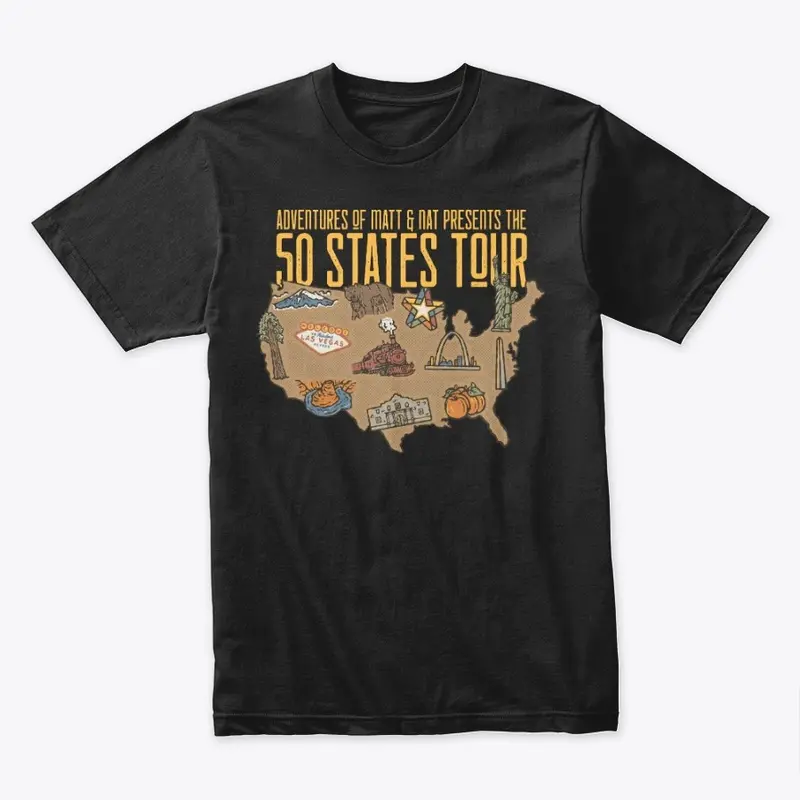 Men's "50 States Tour" Slim Tee