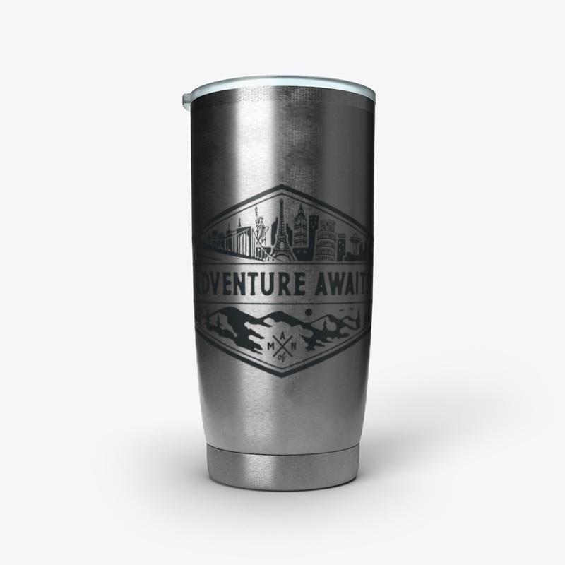 "Adventure Awaits" Tumbler