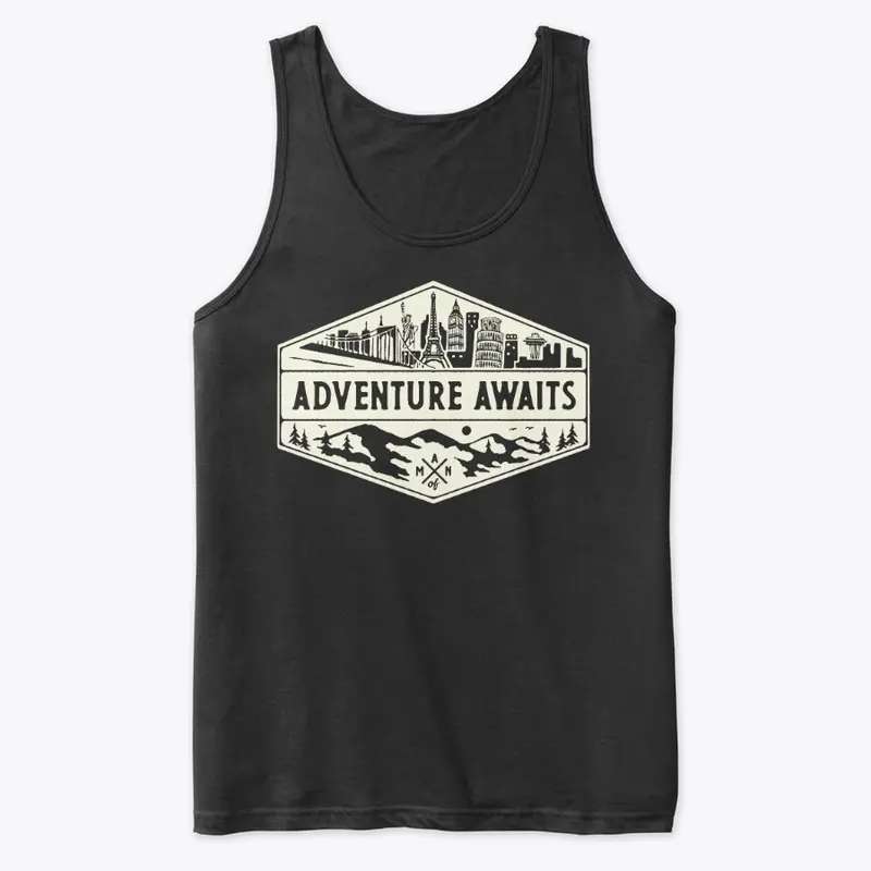 Men's "Adventure Awaits" Tank